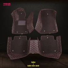 На заказ автомобильные коврики для hyundai solaris ix35 30 25 Elantra MISTRA Grand Santafe accent Veloster купе Genesis авто аксессуары