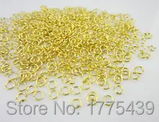 Bronze 300pcs 4mm Anneaux de Saut Ouverts Connecteurs Fabrication de Bijoux