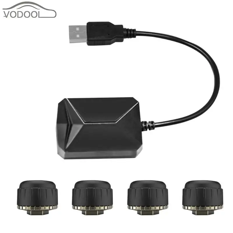 USB Car TPMS Tyre Tire Pressure Monitoring System Kit with ...