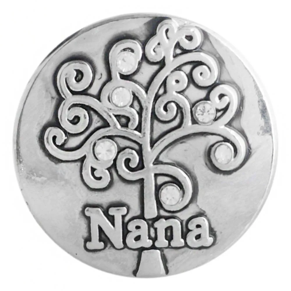 

Partnerbeads Silver Color Love Mom Snap beads 18mm Life tree Cross Peceful Snaps Jewelry Charm of Women Bracelets Bangle