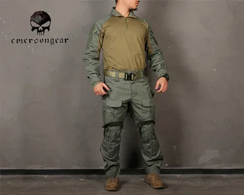 

Military Hunting Combat BDU Uniform EMERSON Gen3 Tactical Shirt & Pants Knee Pad EM9422FG EM9351FG Foliage Green