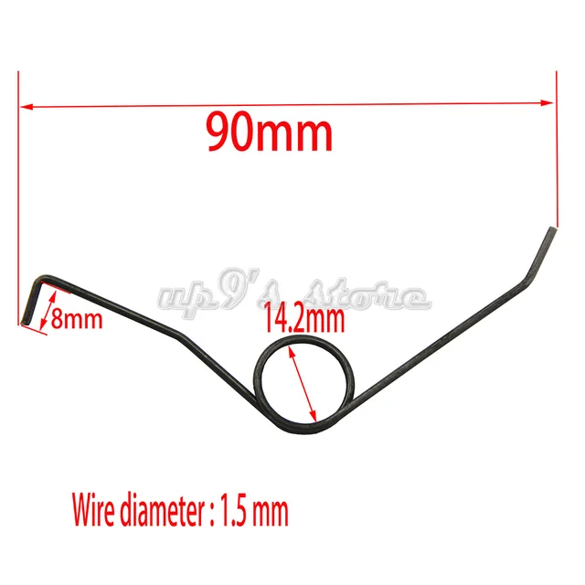 8 Clip A Molla Metalliche Per Tubi - Pulsante A Doppia Spinta, Per Kayak, Tende, Diametro 25-30mm - Foto 7