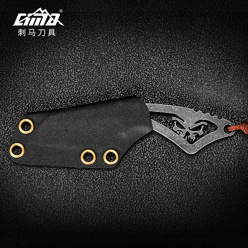 CIMA Tactical Fixed Blade Neck Knife,EDC Survival Blade Knives,AUS-8steel,Kydex sheath CIMA Tactical Fixed Blade Neck Knife,EDC Survival Blade Knives,AUS-8steel,Kydex sheath