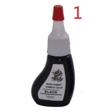 5 шт. Перманентный макияж микро набор пигментов татуировки чернила косметические 10 мл для татуажа бровей губ Макияж Черный цвет