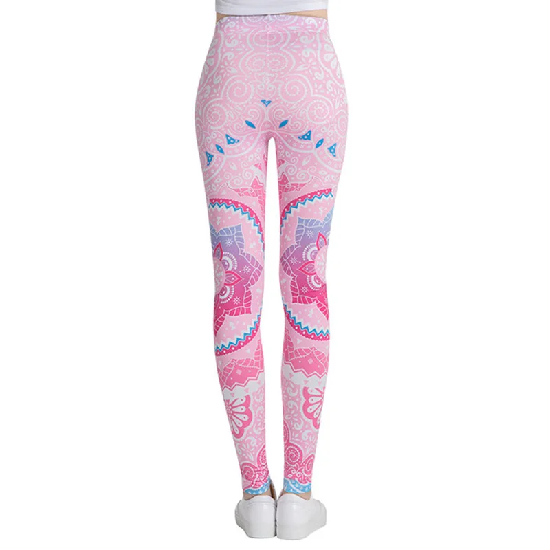 Hot Women Digital Printed Full-Length Yoga Workout Leggings Elastic Tight Capris Pants DO2 Hot Women Digital Printed Full-Length Yoga Workout Leggings Elastic Tight Capris Pants DO2