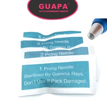 100 шт. D1R 1R 2R 3R 5R 3F 5F 7F картридж ИГЛЫ Перманентный макияж татуировки иглы для Liberty и Charmant I машина