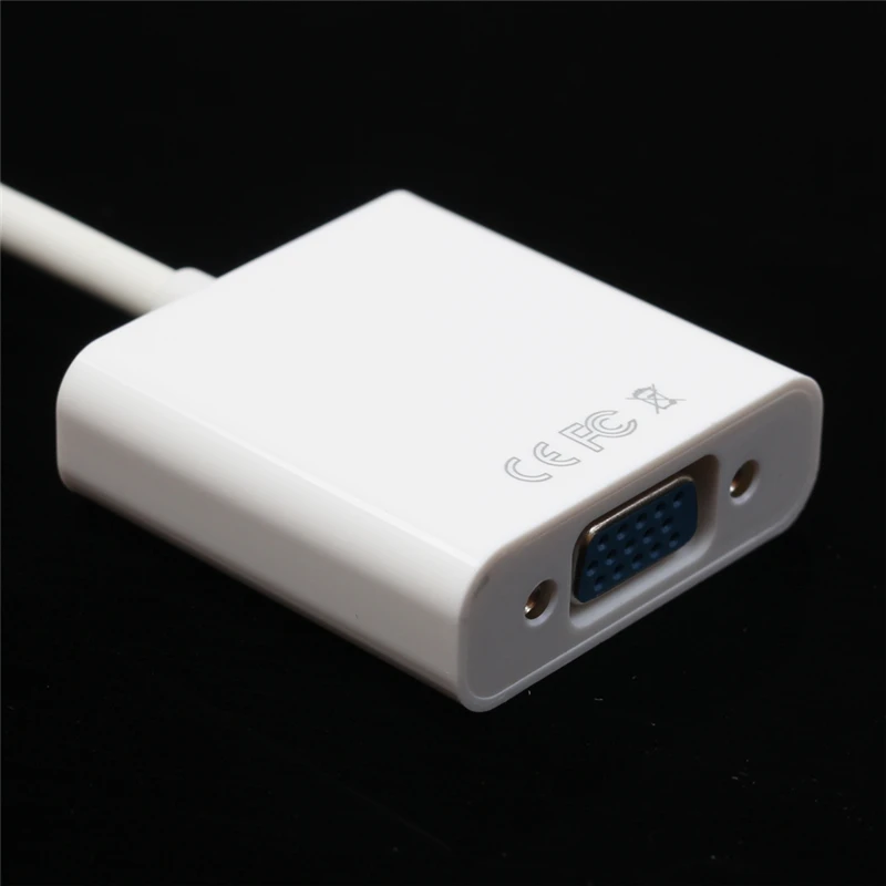 Новый Белый переходник для порта дисплея DP папа HDMI DVI VGA RGB мама адаптер
