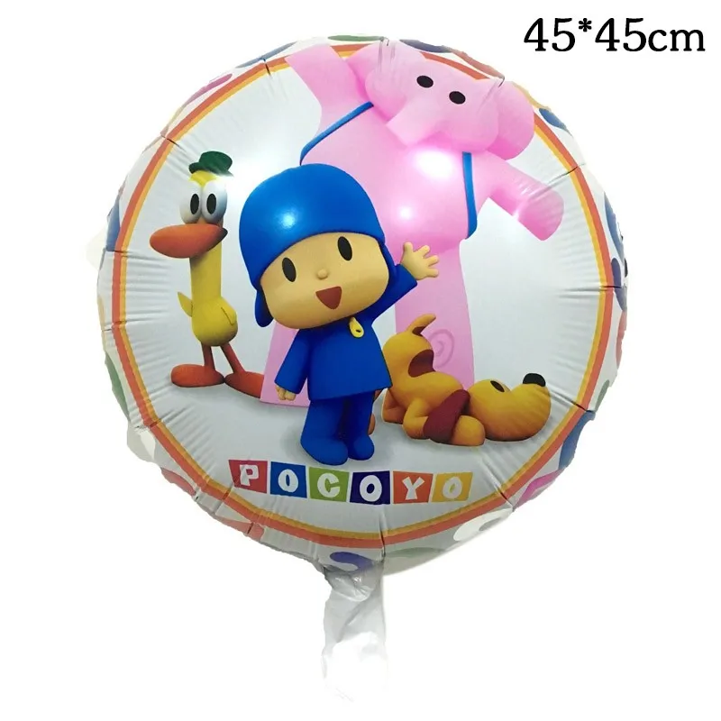 5 шт./лот Pocoyo шар для День рождения Свадебные украшения мультфильм 18 дюймов шары