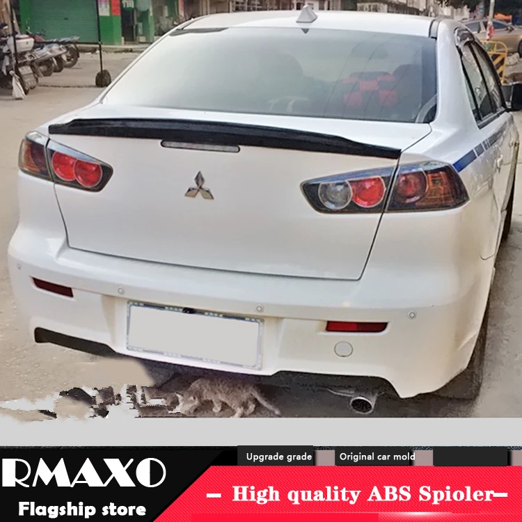 

For Mitsubishi LANCER Spoiler 2009-2015 LANCER Spoiler High Quality ABS Material Car Rear Wing Primer Color Rear Spoiler