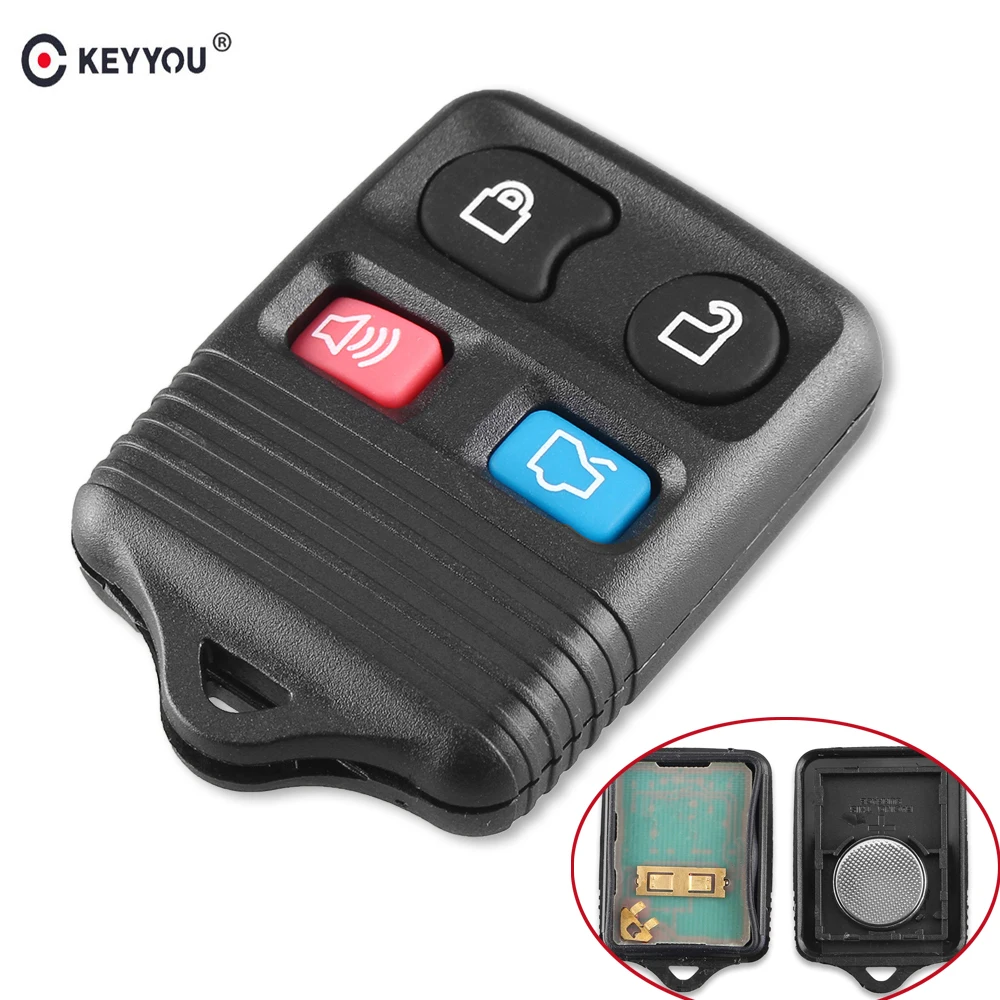 KEYYOU 4 кнопки дистанционного ключа автомобиля Transit Keyless entrip Fob 315 МГц/433 МГц для Ford Полный пульт дистанционного управления