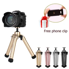 Ulanzi Coman Lightweight Mini Desktop Tripod + Phone Holder Clip Desktop Self-Tripod for DSLR Mini Camera/Mobile Phone Accessory