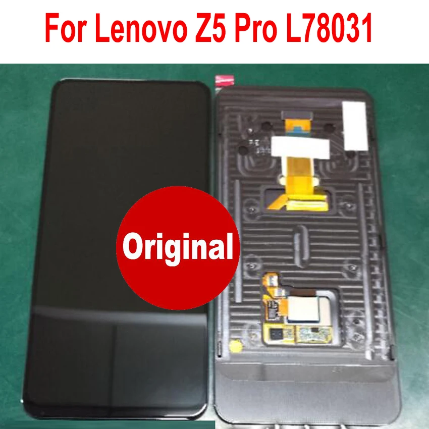 

100% Tested Working Original Sensor For Lenovo Z5 Pro L78031 Z5Pro LCD Display Touch Screen Digitizer Assembly with Frame