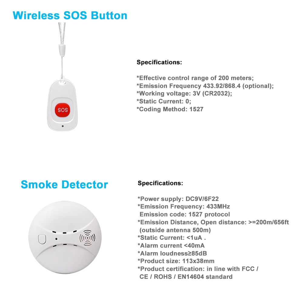 JeaTone беспроводная домашняя охранная wifi сигнализация Система безопасности приложение управление английский Android IOS PIR датчик детектор открытия двери и окна сигнализация