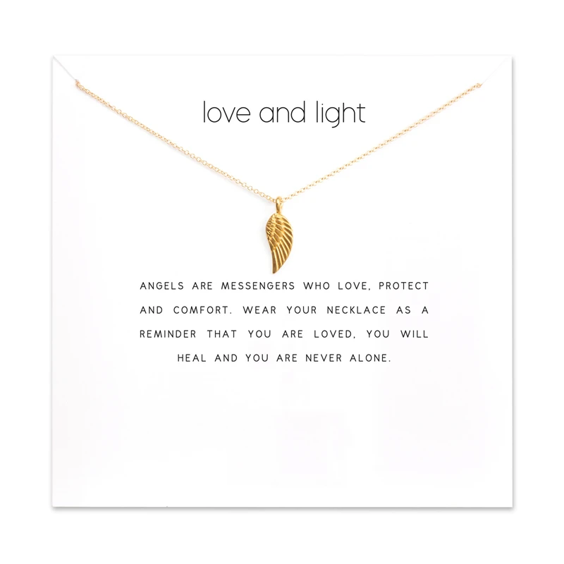 angel wing necklace