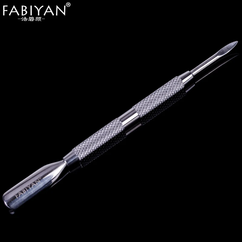 

Cuticle Pusher Remover Stainless Steel Double Heads Finger Dead Skin Cleaner 2 Ways Nail Art Care Manicure Tool Pedicure Metal