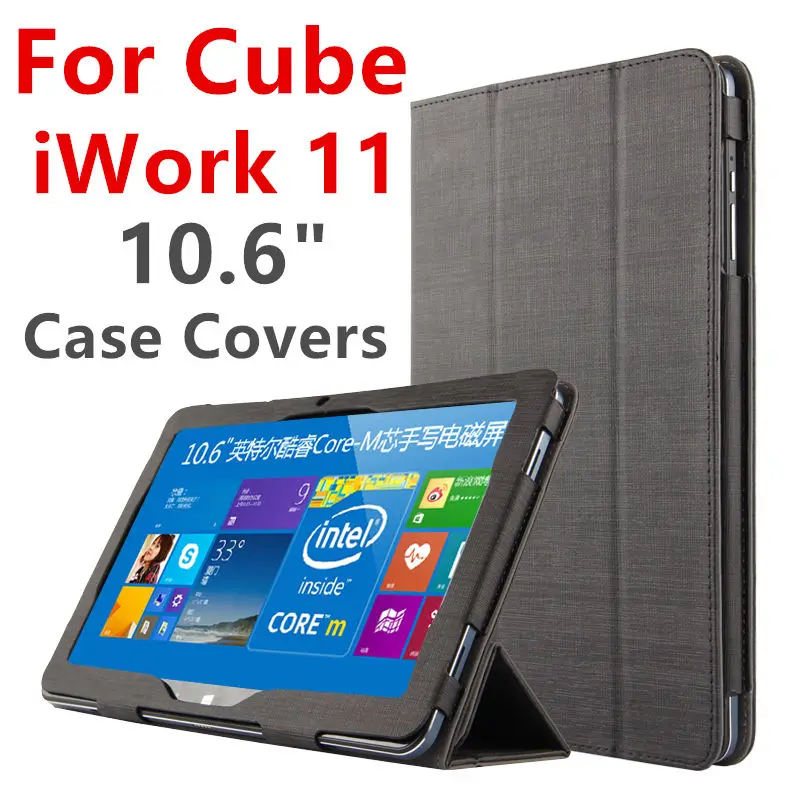 

Case For Cube iwork 11 Protective Smart cover Protector Leather Tablet PC For Cube iwork11 PU Sleeve 10.6 inch Cases Covers