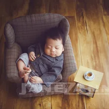 Jane Z Ann Новорожденный ребенок Фото костюм фото костюм реквизит диван чайный столик студия креативные Фото аксессуары