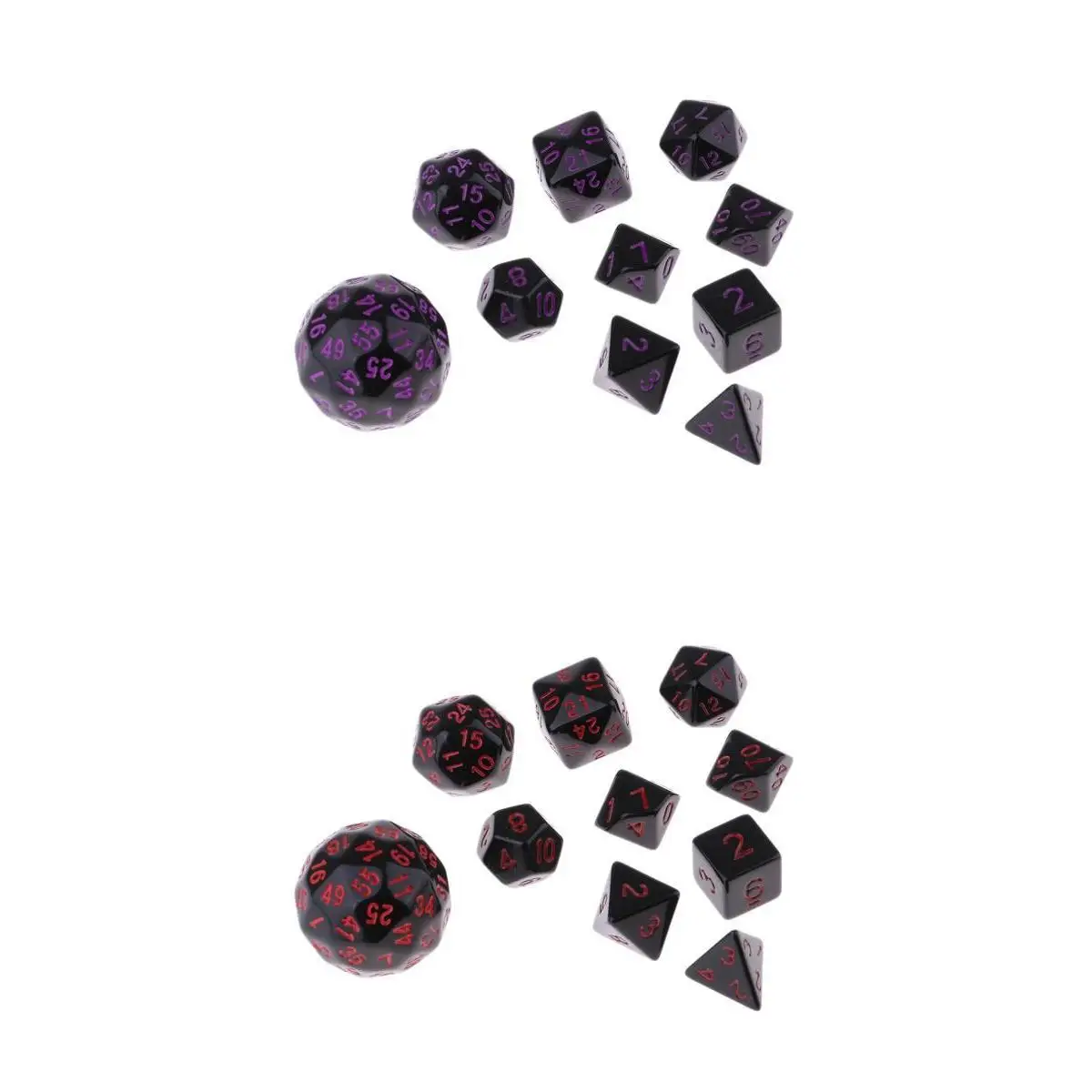 Wholesale 20 Pieces Acrylic Polyhedral Dice Set Table Board Game Party Game Accessory Colors for D&D DnD RPG Pub Drinking