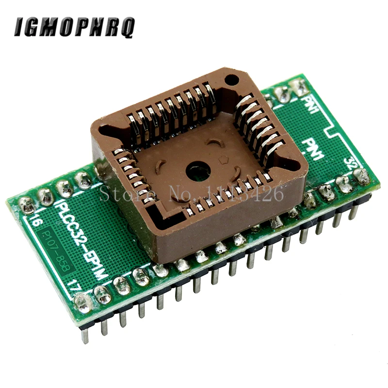 

PLCC32 to DIP32 USB Universal Programmer IC Adapter Tester Socket for TL866CS TL866A EZP2010 G540 SP300
