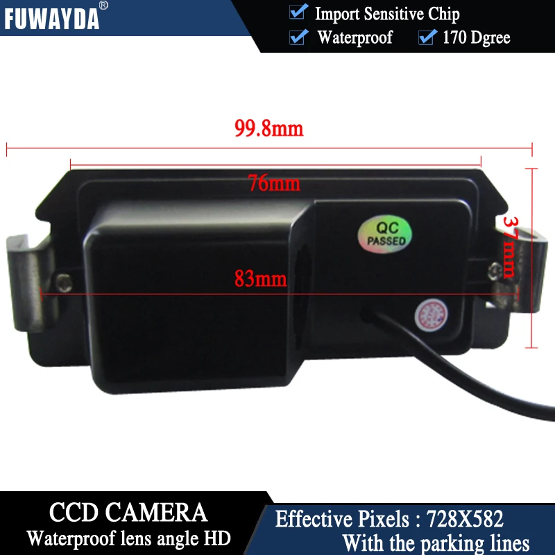 Цветной CCD чип FUWAYDA Автомобильная камера заднего вида для HYUNDAI I30 GENESIS COUPE Tiburon KIA SOUL +