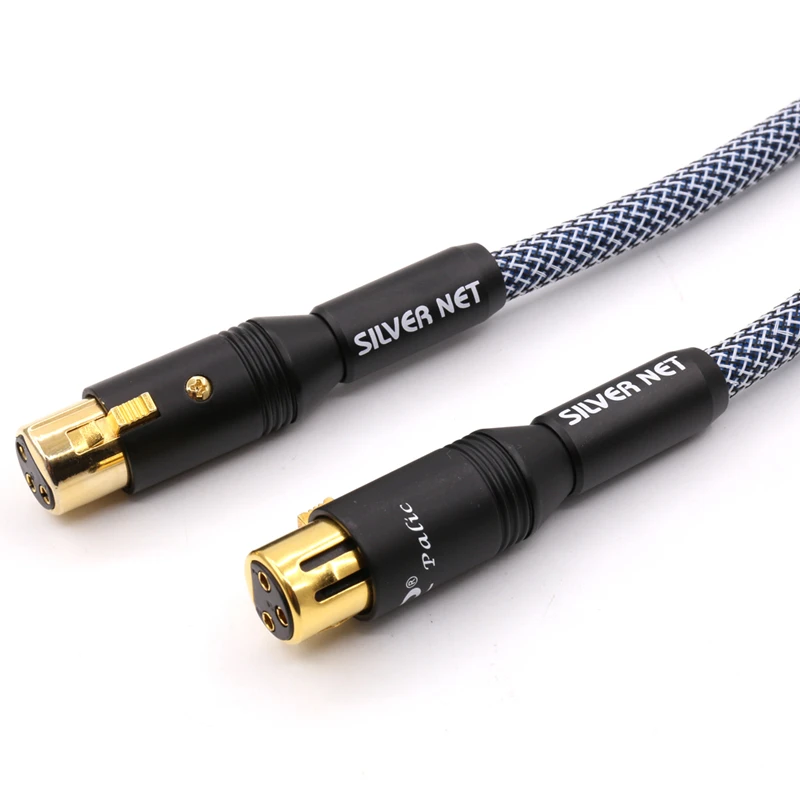 Audiocrast A10 посеребренный RCA штекер на XLR разъем аудио кабель|audio cable|audio xlr cablexlr |