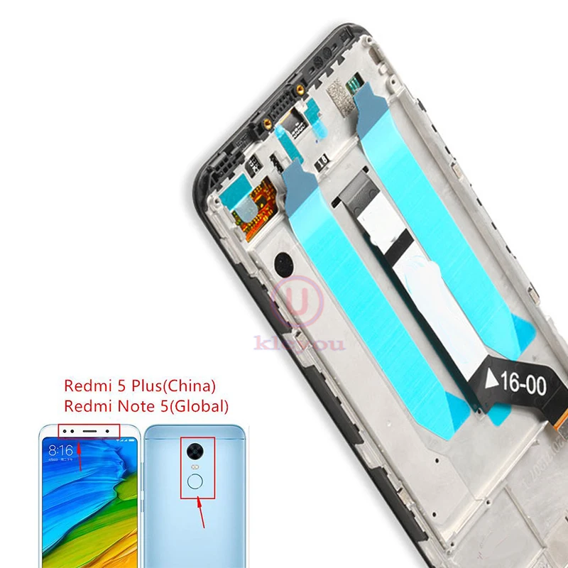 For Xiaomi Redmi 5 Plus LCD Display + Frame Redmi Note 5