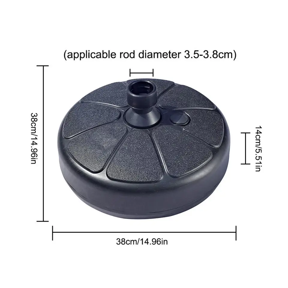 2020 Portable Durable Outdoor Parasol Garden Umbrella Base Stand Round Patio Beach Garden Patio Umbrella Sun Shelter Accessory Aliexpress