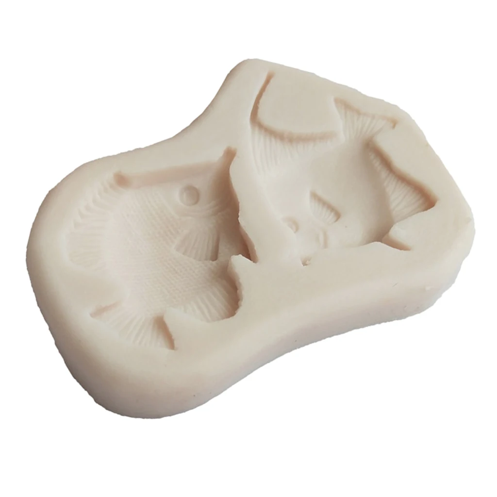 Food Shaping Tools Kiss Fish 3D Silicone Molds Fondant Cake Chocolate Shaping MOULDS Kitchen Tools 1Set/2pcs