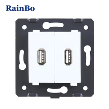 Usb-разъем RainBo EU для зарядки-источник питания-пластиковые материалы-аксессуары DIY-функция не включает 5 в USB-питание-модуль A82USW