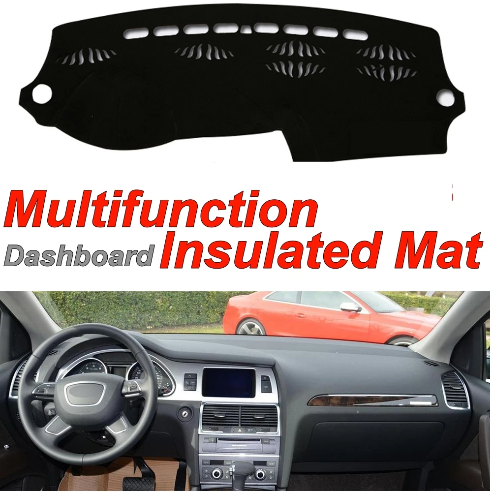 

Dashboard Mat Insulated Original Factory Shape pad Protection Cover Carpet Dashmat Special Model For Audi Q7 4L 2005~2015