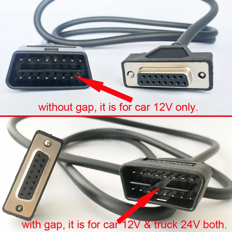 100% Оригинальный ЗАПУСК OBD2 основной кабель для X431 GDS / HD HD2 модуль 12 В автомобиль и 24