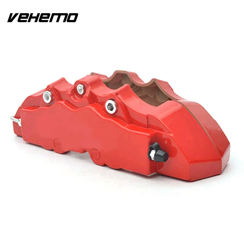 VEHEMO 3D 4 шт. колеса автомобиля тормоз BrakeCaliper украшения пыли сопротивление колеса автомобиля прочный тормоз измерительные аксессуары тормоз