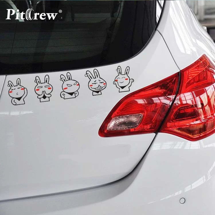 

1PC 29*6cm High Quality Classic Cartoon Tuzki Car Stickers Vinyl Decals for Truck Decor Car Door Body and Motorcycle Accessories