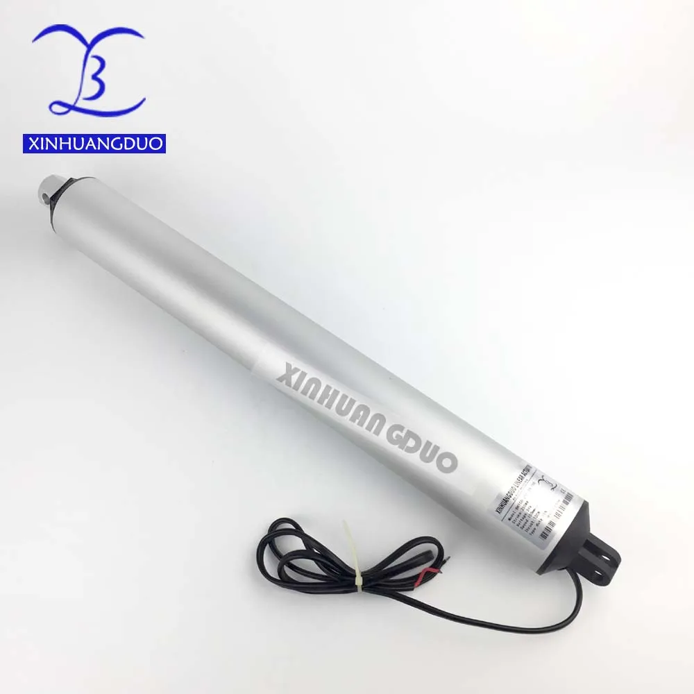 

350mm 14 inch stroke 50~200N thrust 45~230mm / s high speed 12 or 24 VDC electric mini linear actuator micro design
