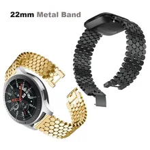 22mm Bracelet Stainless Steel Metal Strap For Xiaomi Amazfit GTR 47mm Pace Stratos 2 Watch Band For Samsung Gear S3 Galaxy 46mm 22mm milanese watch band for samsung galaxy gear 2 r380 neo r381 live r382 moto 360 2 46mm stainless steel strap metal bracelet