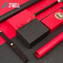 Zfwell 1pz/лот белого, черного и красного цветов оберточная бумага для подарков Праздничная Свадебная вечеринка подарочная бумага в форме цветка на День Святого Валентина в packaging.8.5