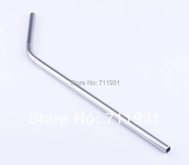 

Promotion! Free shipping 50pcs/lot Metal drinking straw stainless steel straw 6MMx215MM thickness 0.55mm not 0.3mm FDA