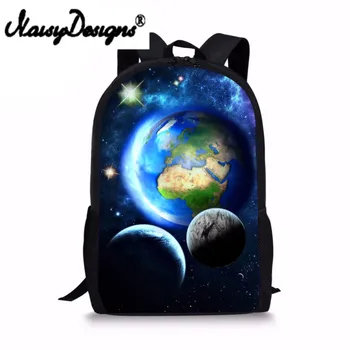

School Bag Children Backpack for Boys Girls Galaxy Space Backpacks Kids Baby's Bags Child Rucksack Teenager Bookbag 2018