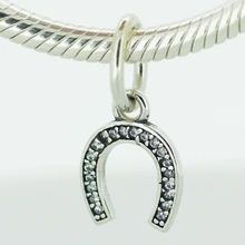 Амулеты повезло серебряные подвески с кубического циркония серебряные бусины 925 пробы DIY ювелирные изделия оптом 09052