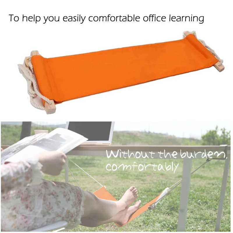 60 16cm Hammock For Office Siesta Afternoon Sleep Nap With Desk Hanger Hammock Rest Foot Noon 