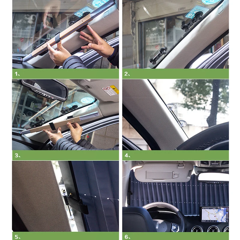 Автомобиль выдвижной лобовое стекло солнцезащитный тент блок солнцезащитный козырек крышка переднее заднее окно фольга занавеска для SUV MPV солнечная УФ Защита 65/70 см