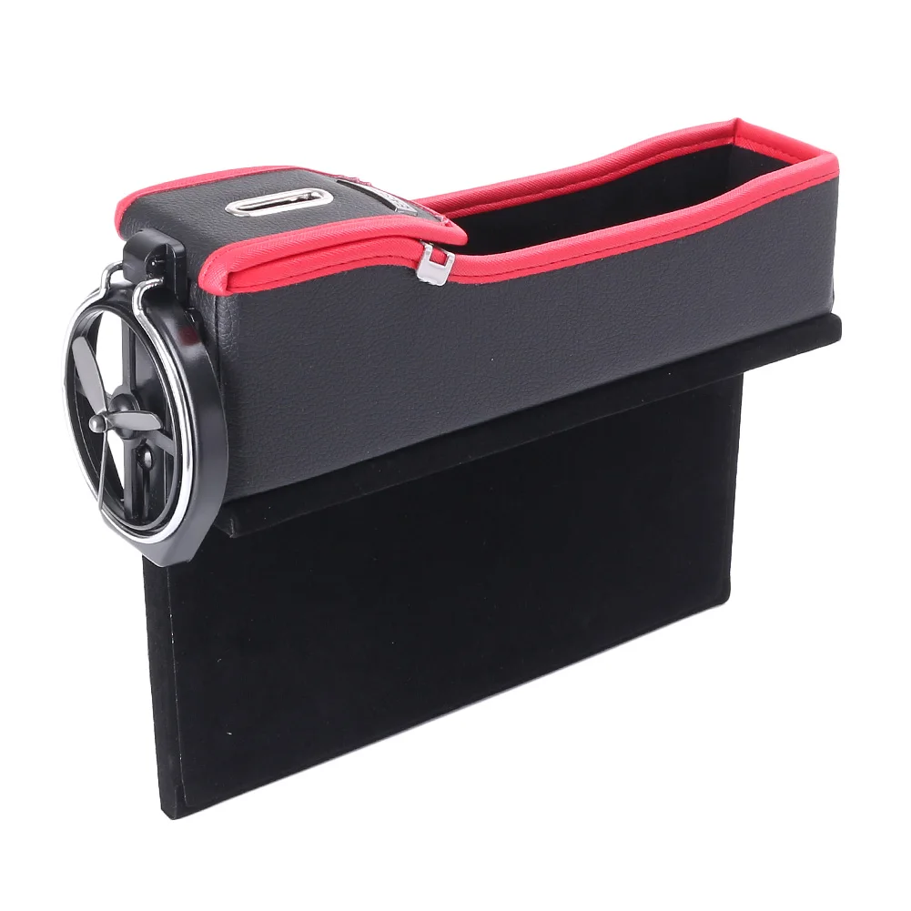 

Multifuction Car Right Seat Waterproof Leather Catcher Gap Pocket Storage Box Organizer Automobile Part Accessories