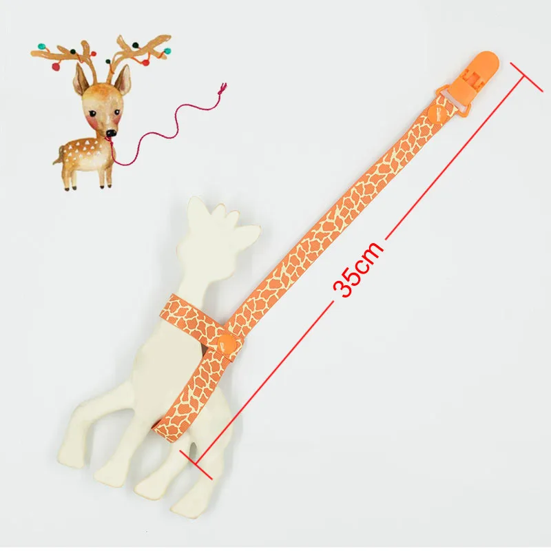 Детский жираф, держатель на цепочке, зажим для соски, держатель для прорезывания зубов, зажим на цепочке для соски, зажим для соски I0140