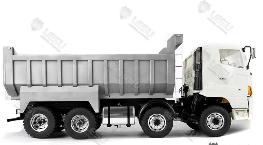 1/14 грузовик металлический самосвал Тамия грязевая головка LS-Z0012-8X8 Hino гидравлический самосвал Модель LESU