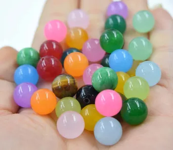 

one pair red/green/blue/yellow/pink/purple/red/black/tiger jasper round stud earrings round 10mm wholesale beads FPPJ nature