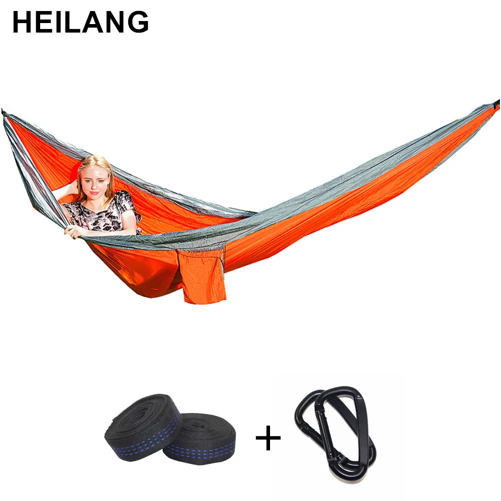 Double Person Hammock Parachute Portable Outdoor Camping Indoor Home Garden Sleeping Hammocks Bed 300kg Max Loading Hamac Amaca Double Person Hammock Parachute Portable Outdoor Camping Indoor Home Garden Sleeping Hammocks Bed 300kg Max Loading Hamac Amaca