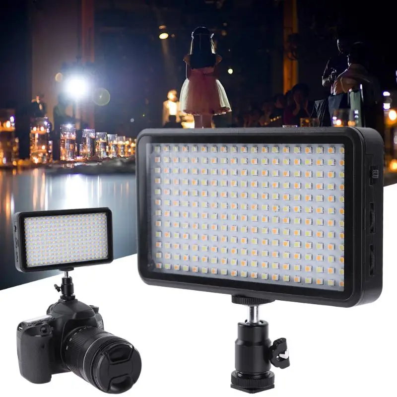 

2000LM LED Dimmable Panel Digital Camera Camcorder Ultra Bright Light Portable High Power Panel Video Light for Canon Nikon