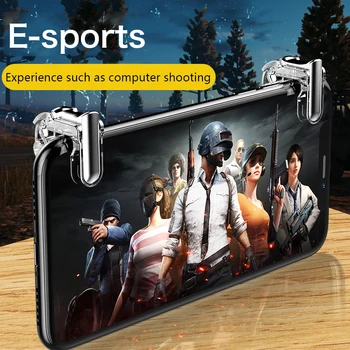 

Gamepad For PUBG Mobile Trigger Control Cell Phone Gamepad Controller L1R1 Gaming Shooter for Iphone Android Joystick