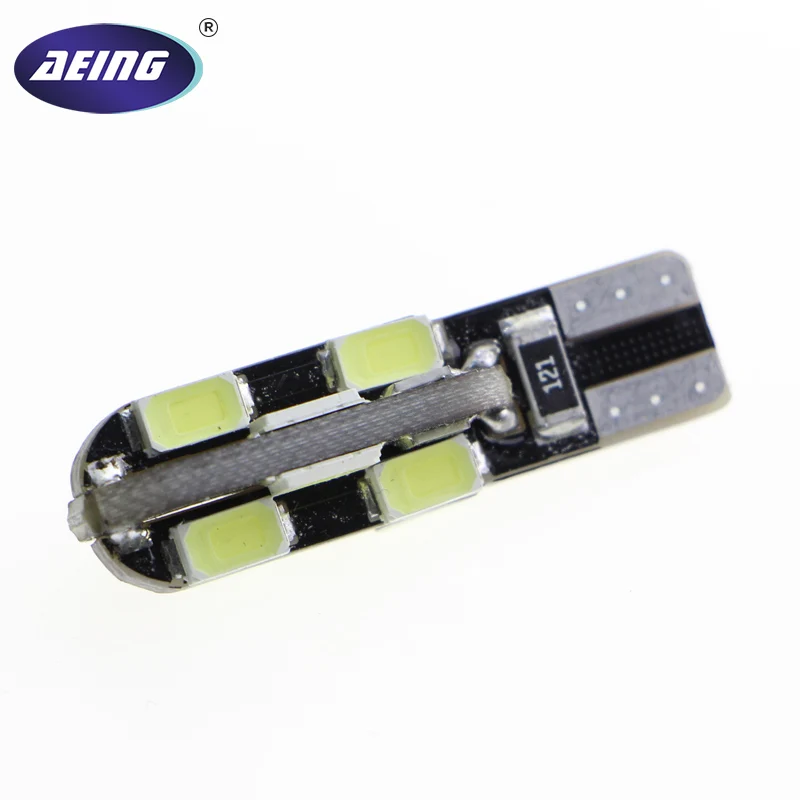 AEING 10 * Car T10 W5W 186 194 Светодиодная лампа ксеноновая белая без ошибок Canbus 12SMD боковой