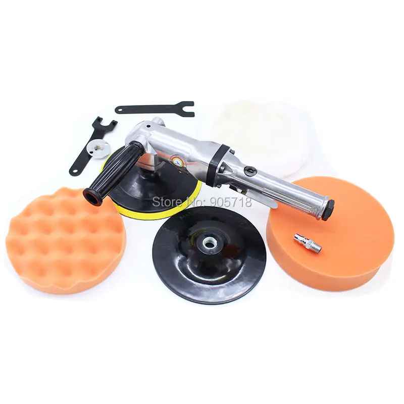 

High Quality Professional 90 Degree 7 Inches Button-shaped Pneumatic Polisher Machine Air Sander Grinder Tool